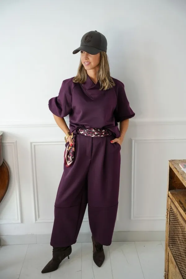 Pantalon Jogging Bordeaux NOOR Noho - 1 | Accueil