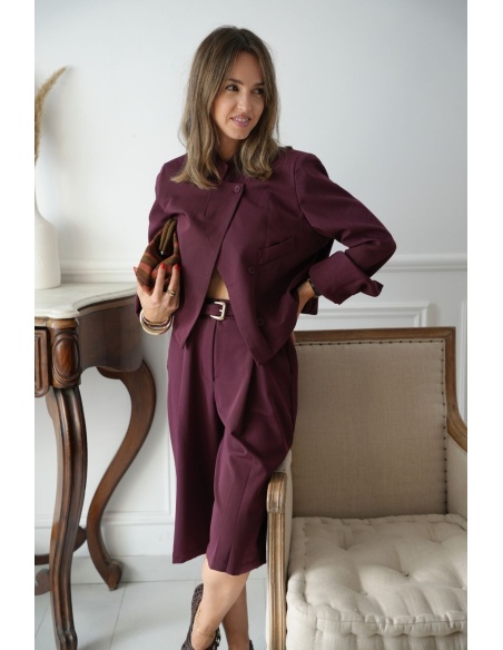 Blazer Croisé Bordeaux BIBIONE Noho - 2 | Welcome
