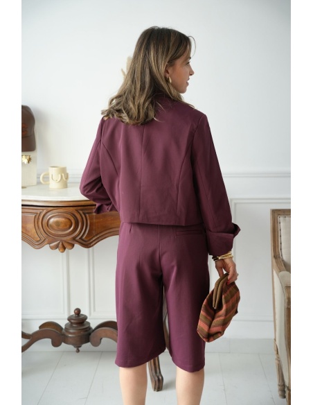 Bermuda Ceinture Bordeaux MIRANO Noho - 4 | Welcome