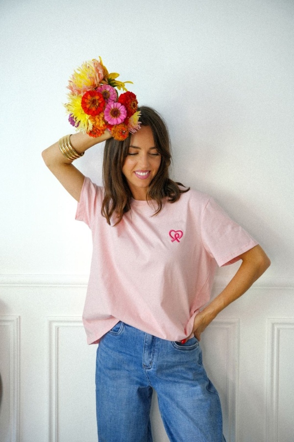 T-shirt Rose OCTOBRE ROSE Noho - 1 | Welcome