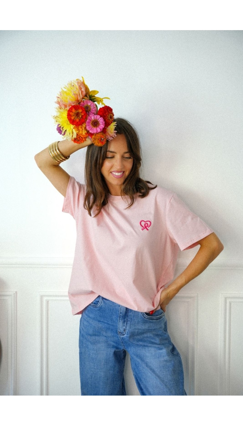 T-shirt Rose OCTOBRE ROSE Noho - 1 | Welcome