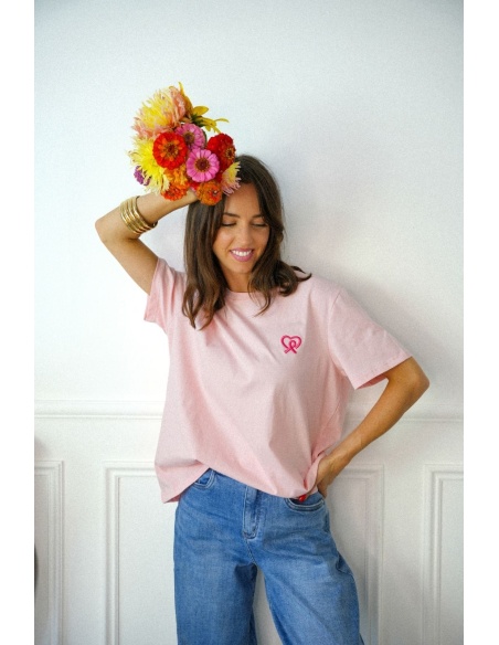 T-shirt Rose OCTOBRE ROSE Noho - 1 | Accueil