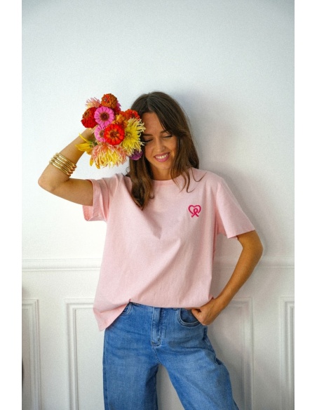 T-shirt Rose OCTOBRE ROSE Noho - 2 | Accueil