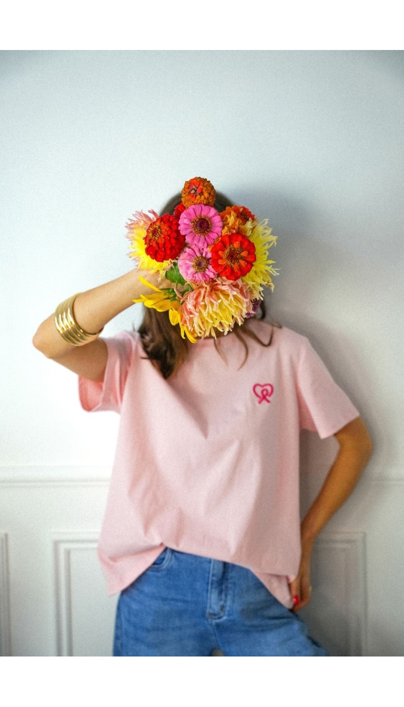 T-shirt Rose OCTOBRE ROSE Noho - 3 | Accueil