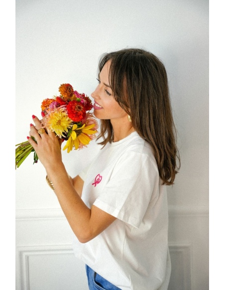 T-shirt Blanc OCTOBRE ROSE Noho - 3 | Welcome