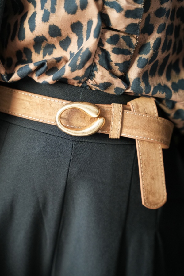Ceinture Doré Camel TALLONE Noho - 1 | Accueil