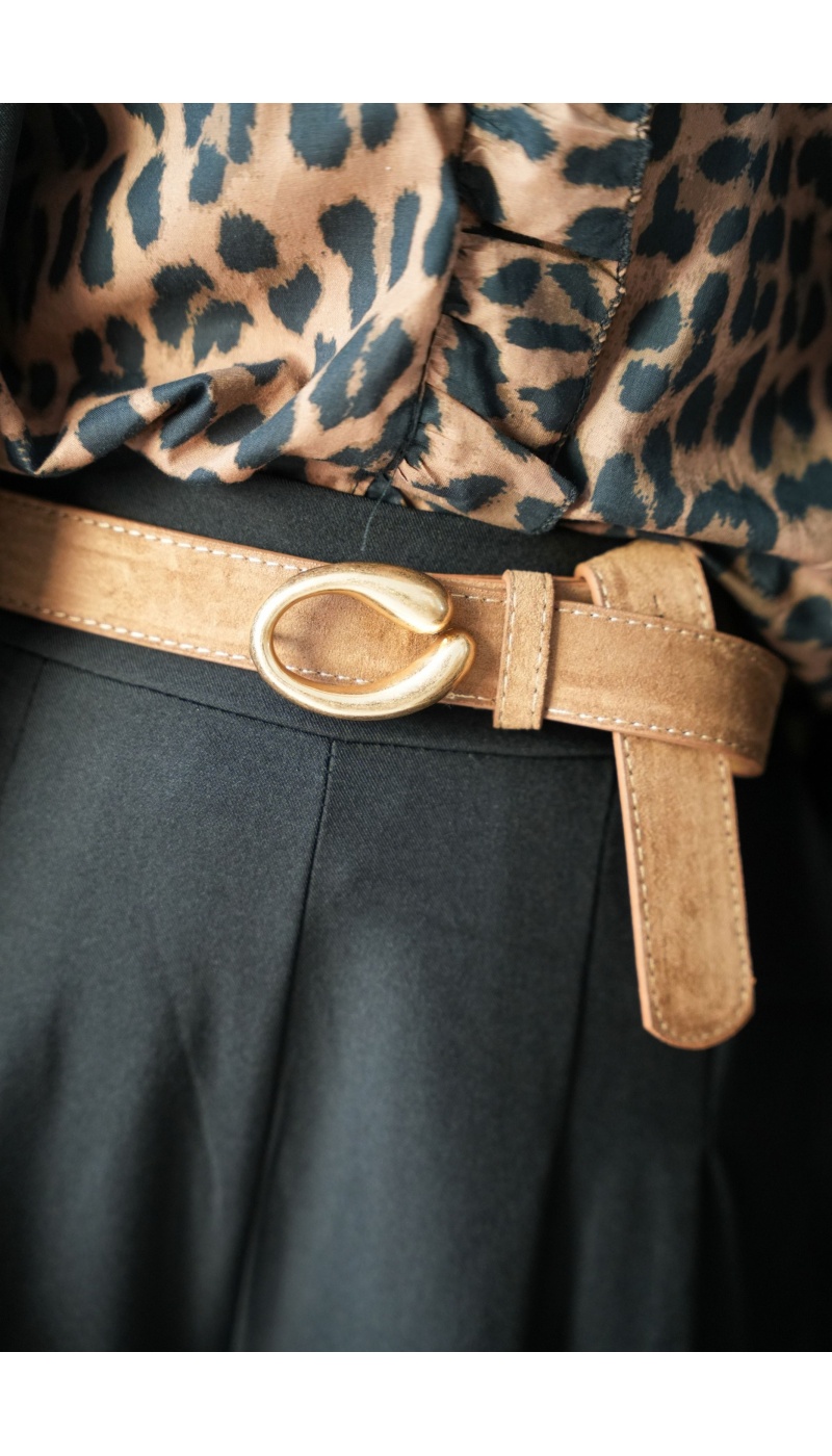 Ceinture Doré Camel TALLONE Noho - 1 | Accueil