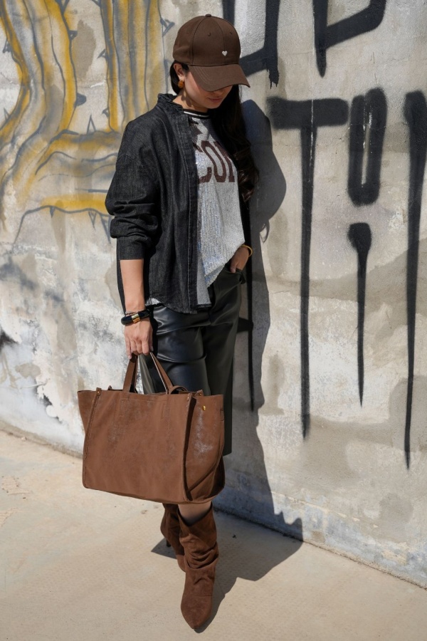 Chemisier Jean Noir WALSEN Johanna - 2 | Accueil