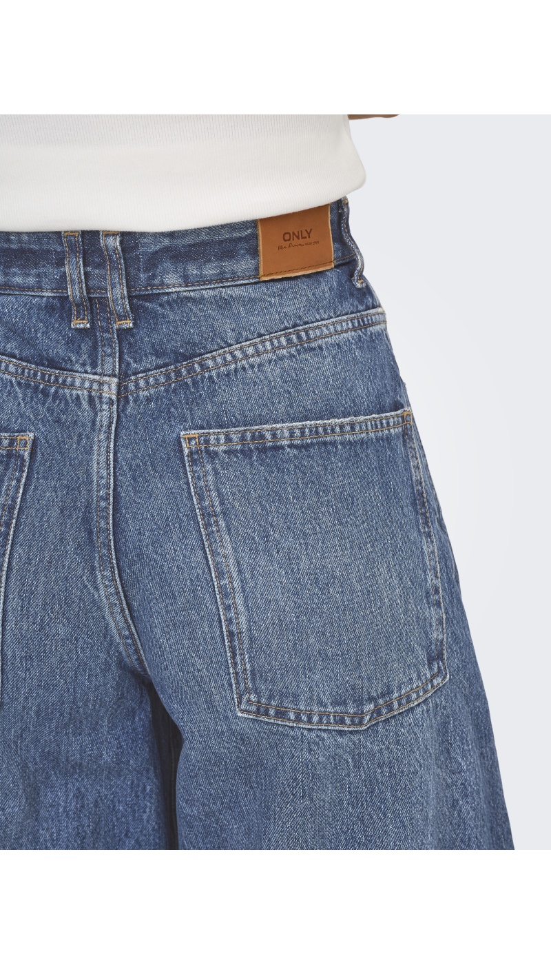 Jean Barrel Dark Bleu Denim ONLTAYLOR Longueur 30 ONLY - 5 | BAS