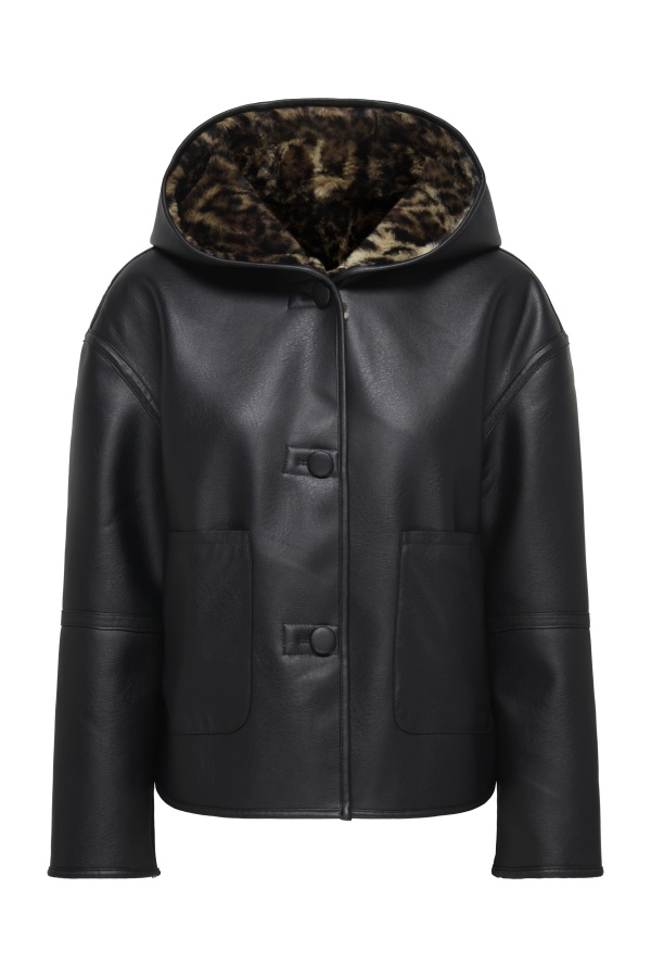 Veste Léopard Black ONLSOLO ONLY - 1 | FEMMES