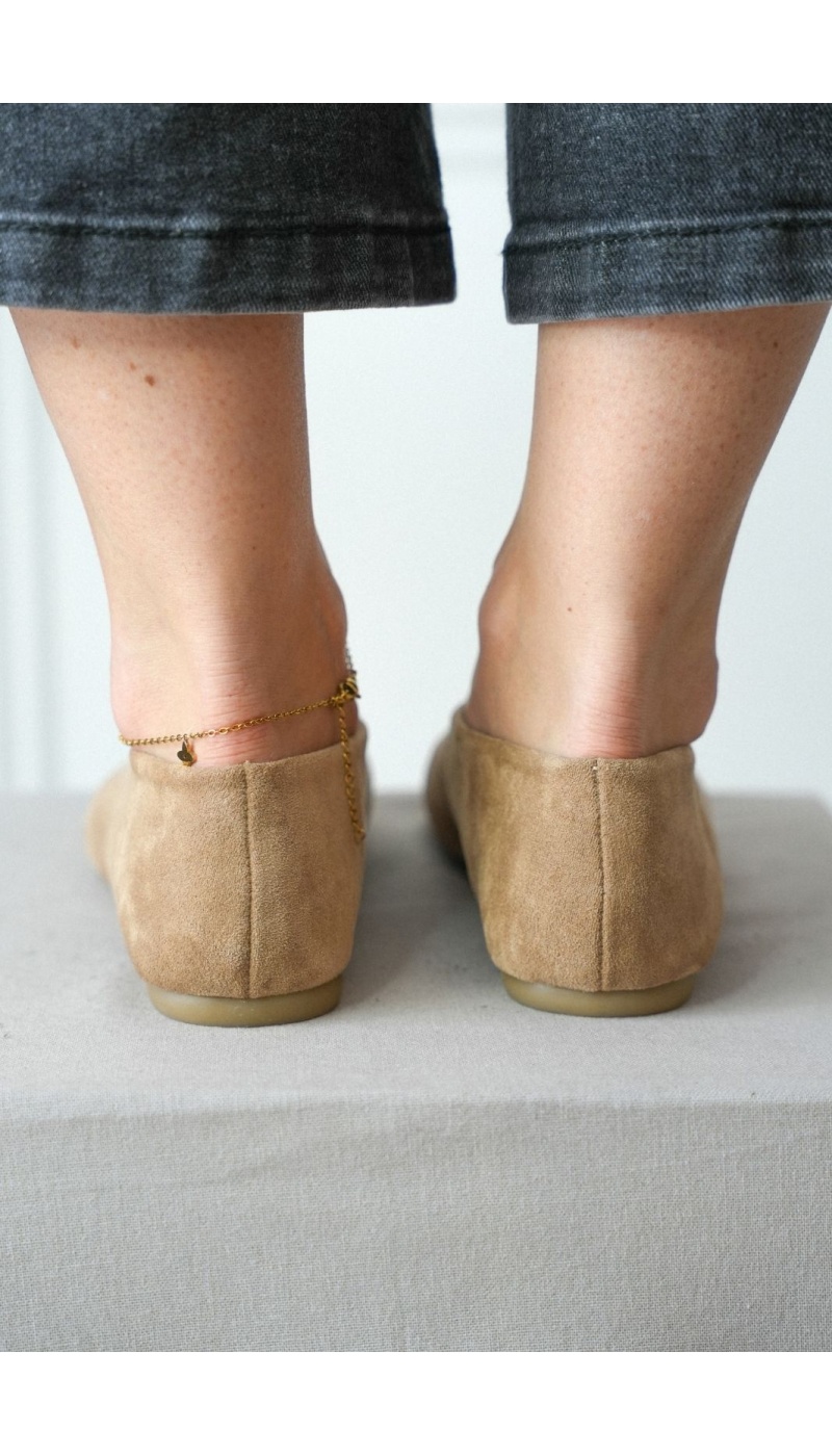 Ballerine Suédine Beige BEAULY Noho - 3 | Bienvenido