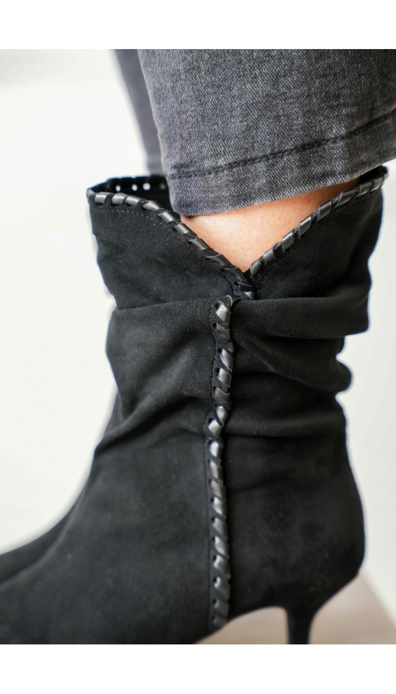 Bottines Suédines Noir ARDARA Noho - 2 | Accueil