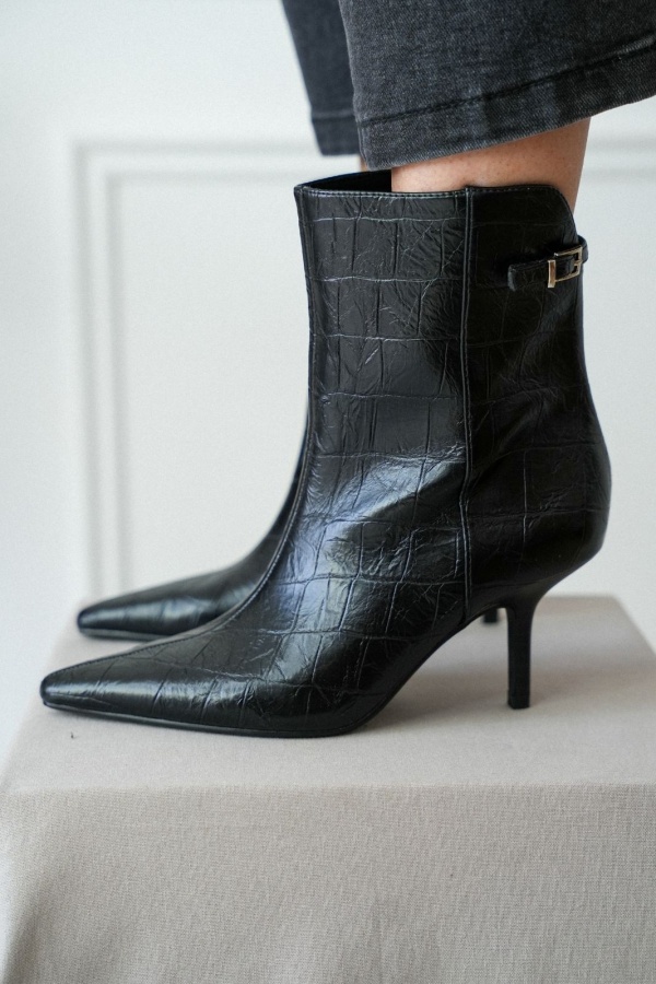 Bottines Talons Similicuir Noir ODDA Noho - 1 | Bienvenido