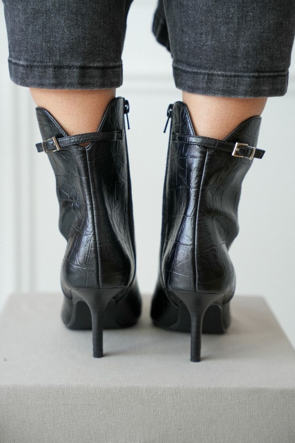 Bottines Talons Similicuir Noir ODDA Noho - 1 | Bienvenido 2