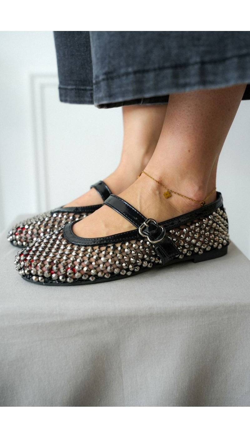 Ballerines Strass Noir MAYWOOD Noho - 1 | Bienvenido