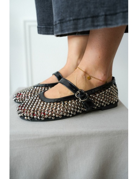 Ballerines Strass Noir MAYWOOD Noho - 1 | Bienvenido