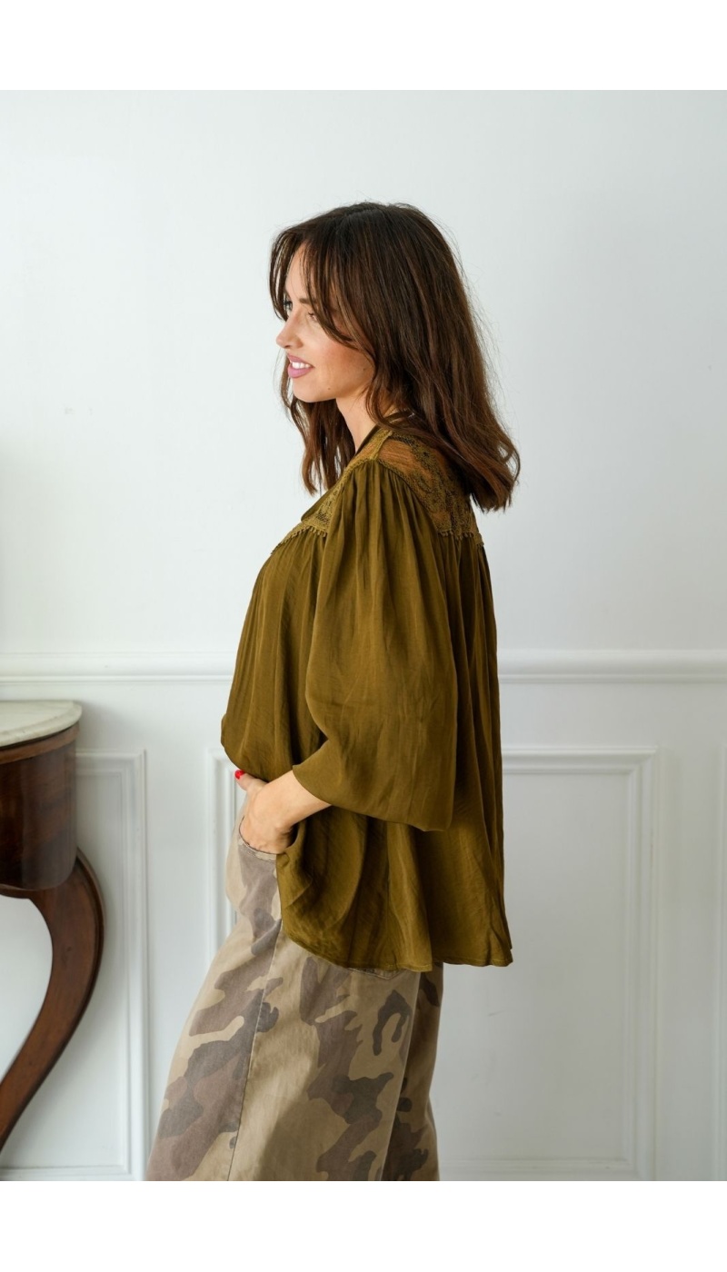 BLOUSE KAKI H26 Noho - 4 | Nueva página A