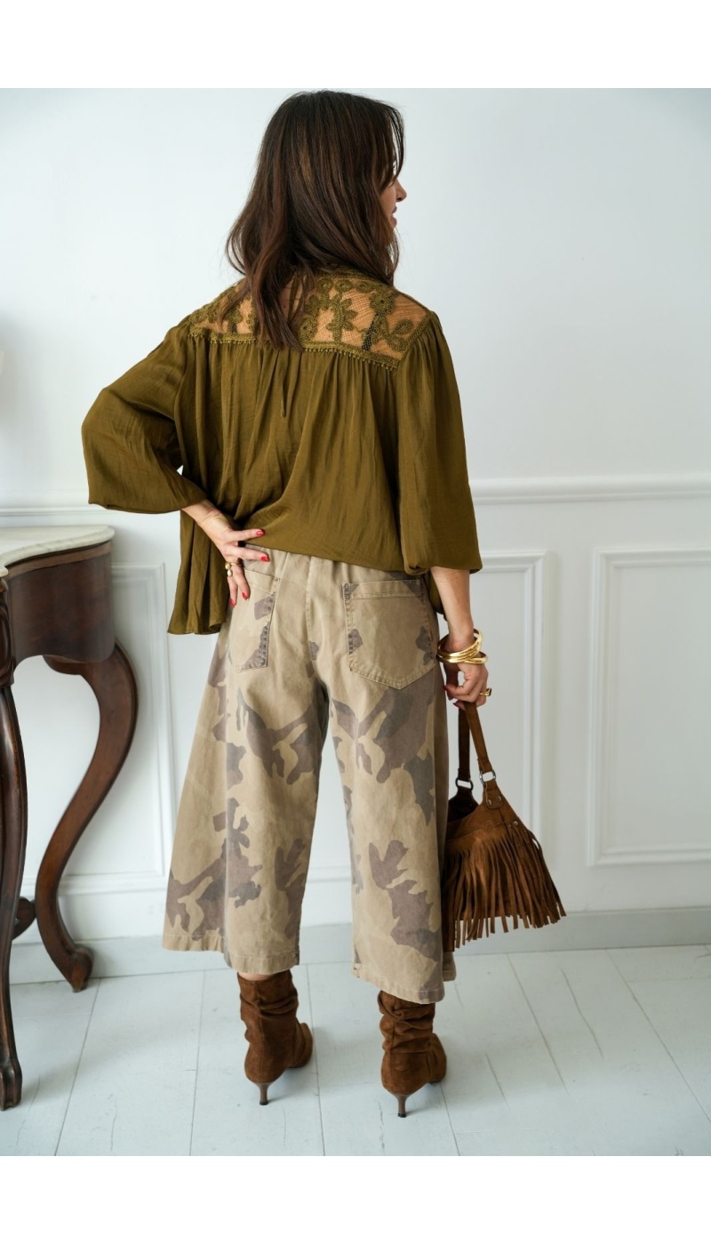 BLOUSE KAKI H26 Noho - 5 | Nueva página A