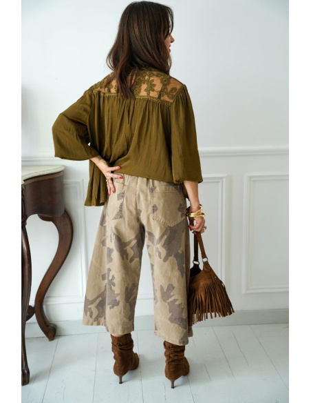 BLOUSE KAKI H26 Noho - 5 | Nueva página A