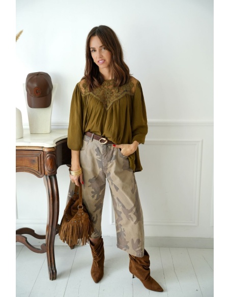 Pantalon Camouflage Beige Johanna GILROY Johanna - 3 | Accueil