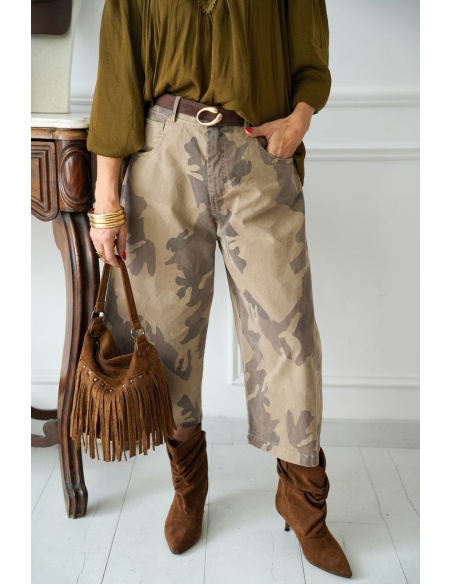 Pantalon Camouflage Beige Johanna GILROY Johanna - 2 | Bienvenido