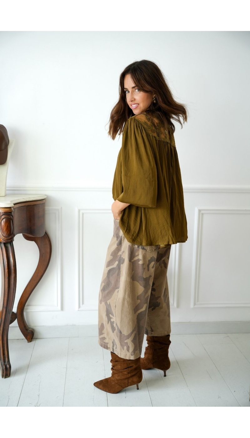 Pantalon Camouflage Beige Johanna GILROY Johanna - 4 | Bienvenido