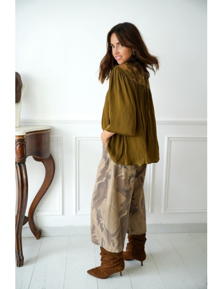 Pantalon Camouflage Beige Johanna GILROY Johanna - 4 | Accueil
