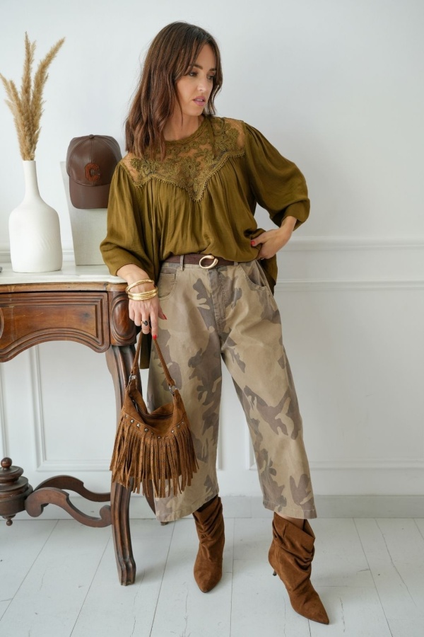Pantalon Camouflage Beige Johanna GILROY Johanna - 3 | Accueil 2