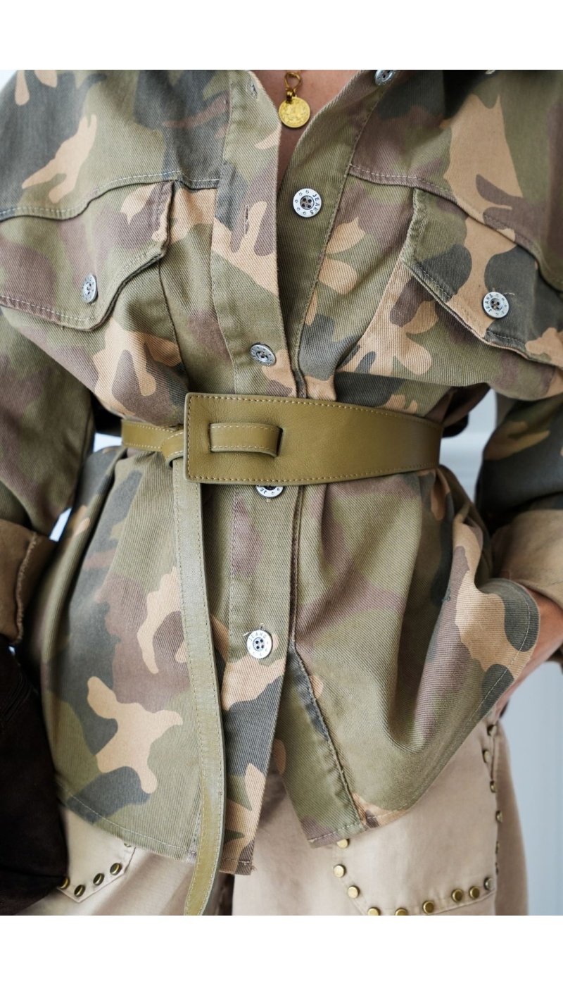 Ceinture Taupe Noeud KINCON Noho - 1 | Accueil