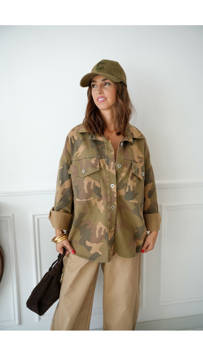Veste Camouflage Beige Johanna RIVERSIDE Johanna - 2 | Bienvenido