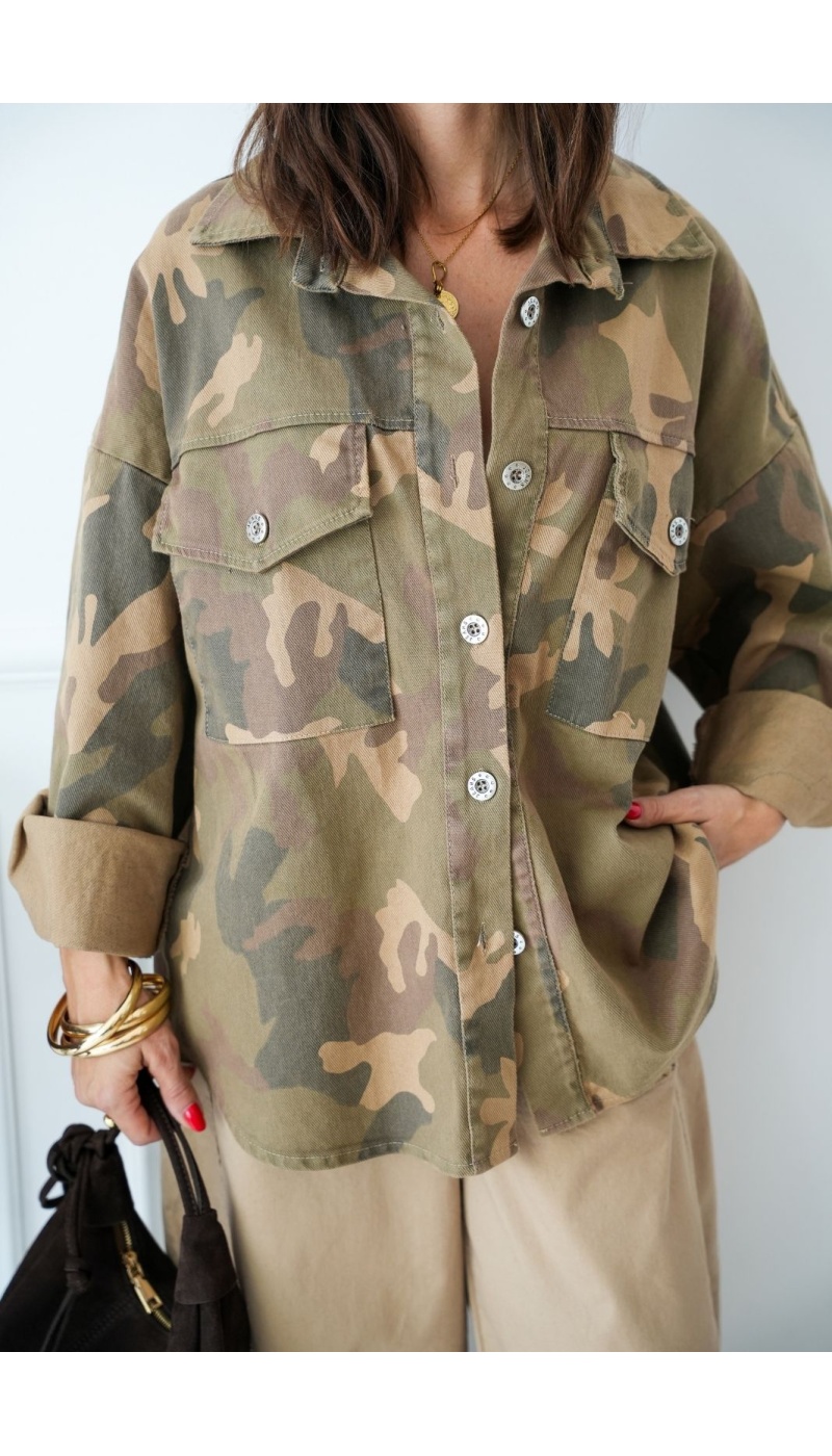 Veste Camouflage Beige Johanna RIVERSIDE Johanna - 3 | Bienvenido