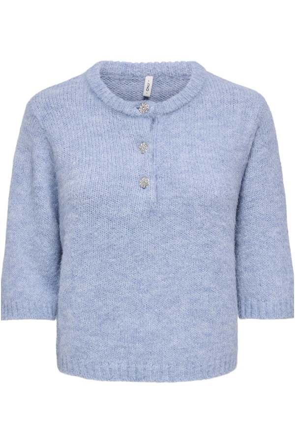 Pull Maille Dusty Blue ONLMAGGIE ONLY - 1 | TOPS