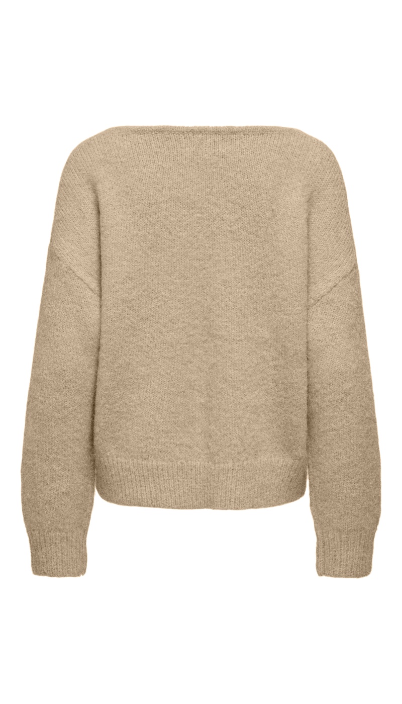 Cardigan Maille Taupe Gray ONLMAGGIE ONLY - 2 | HAUTS