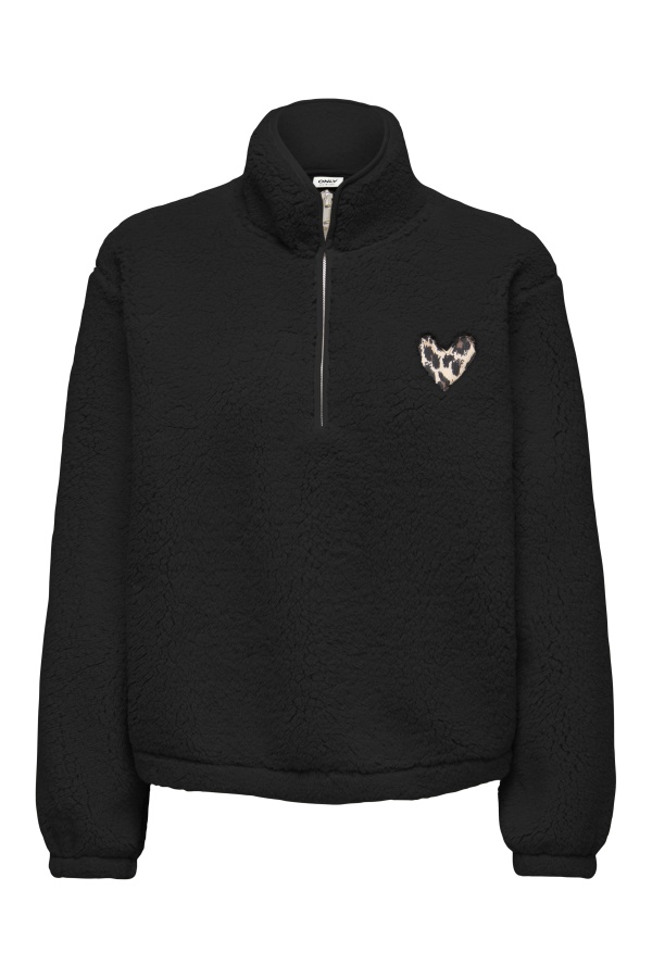Sweat Coeur Black ONLNEW ONLY - 1 | HAUTS