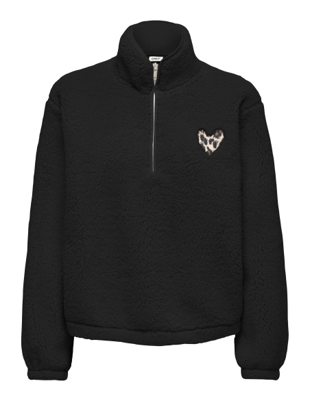 Sweat Coeur Black ONLNEW ONLY - 1 | TOPOS