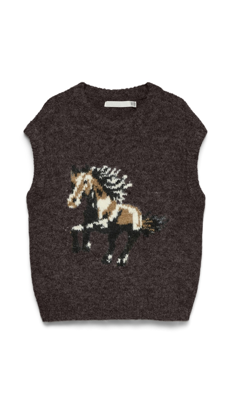 Pull Chocolate VMARIANNA Vero Moda - 3 | HAUTS