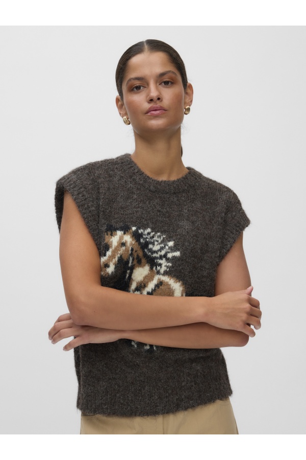 Pull Chocolate VMARIANNA Vero Moda - 1 | HAUTS