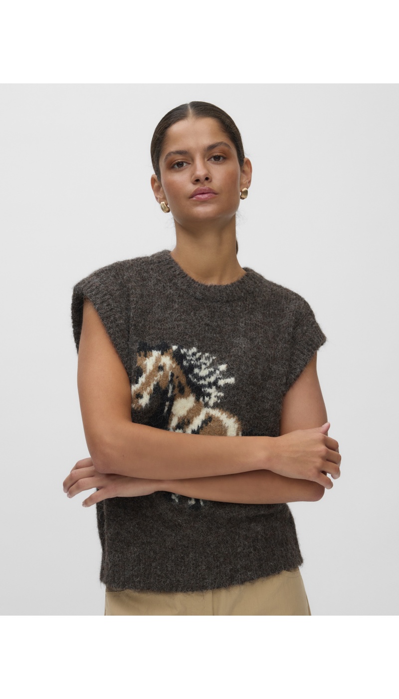 Pull Chocolate VMARIANNA Vero Moda - 1 | HAUTS