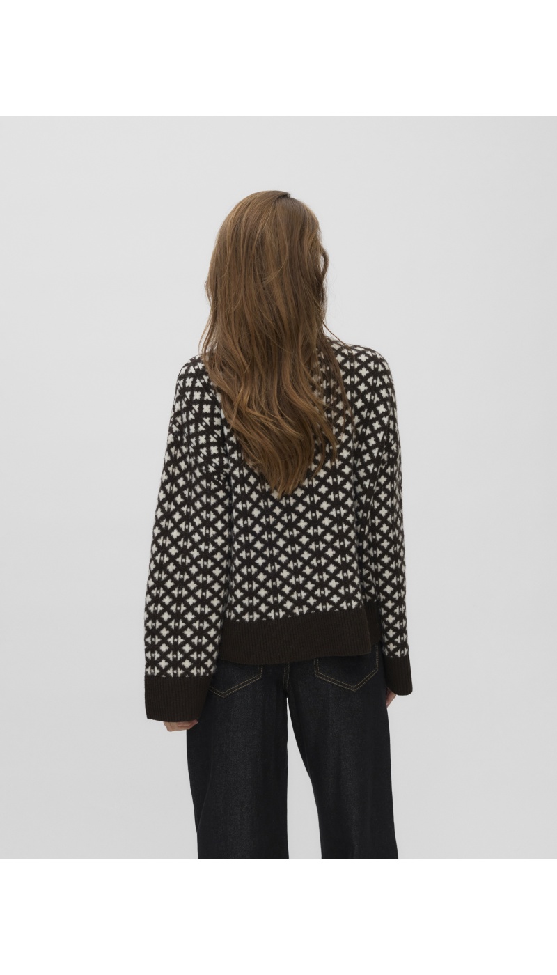 Pull Chocolate VMBIRCH Vero Moda - 3 | HAUTS