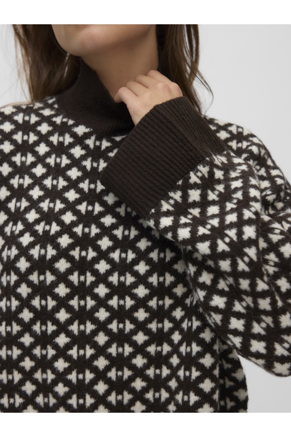 Pull Chocolate VMBIRCH Vero Moda - 1 | HAUTS 2