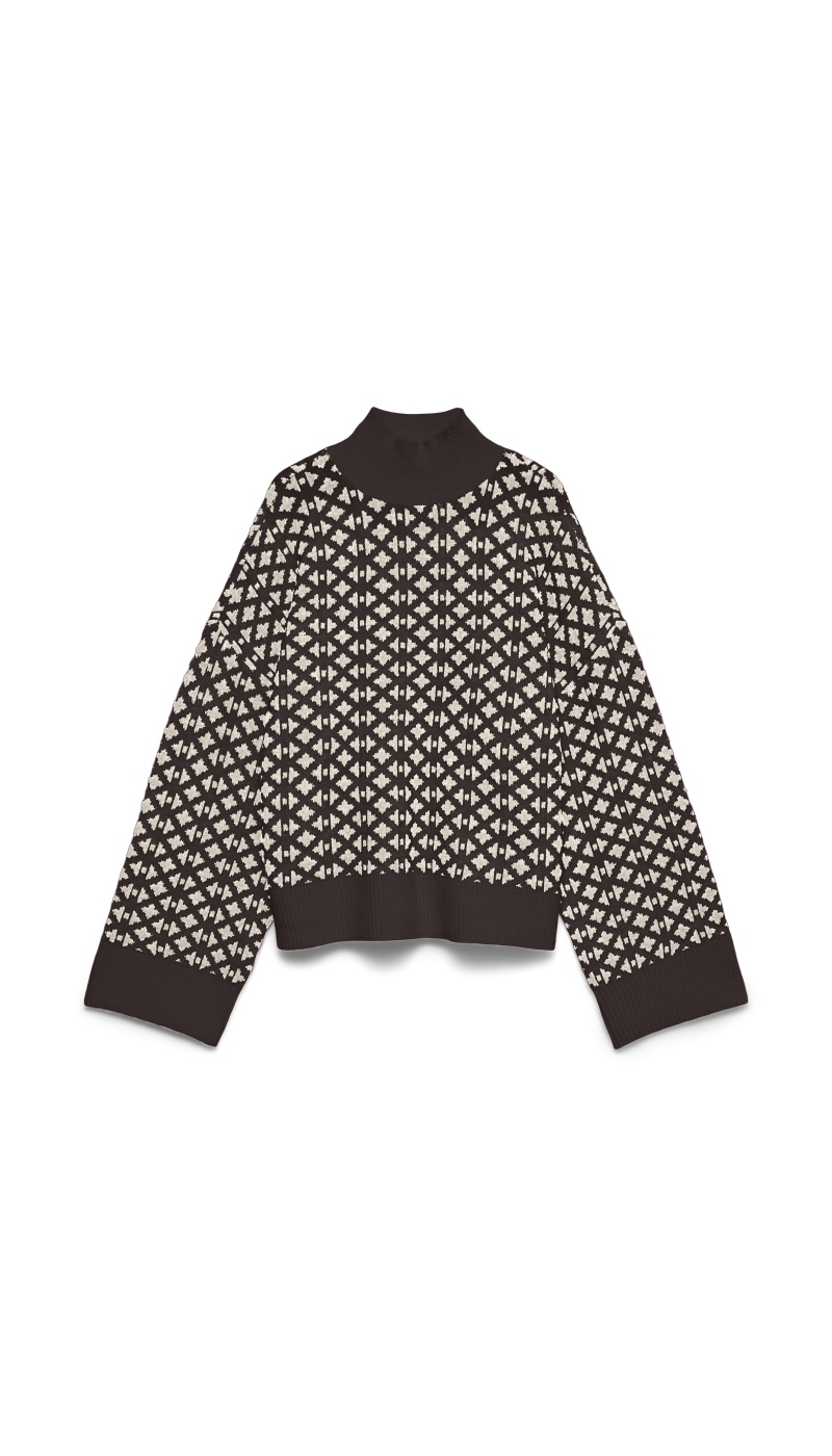 Pull Chocolate VMBIRCH Vero Moda - 4 | HAUTS