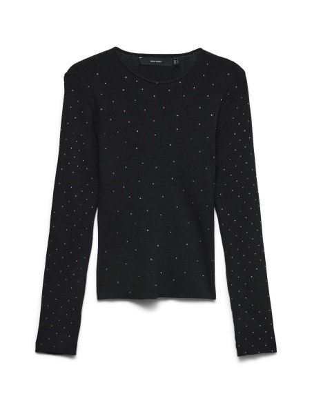 Pull Strass Black VMSAWYER Vero Moda - 4 | TOPS