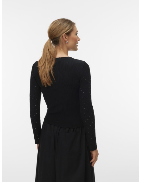 Pull Strass Black VMSAWYER Vero Moda - 2 | TOPS