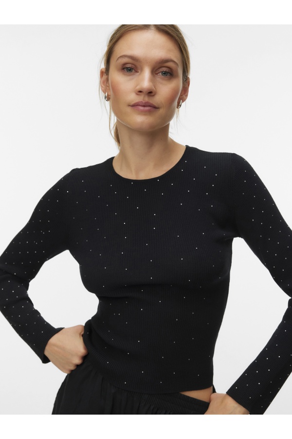 Pull Strass Black VMSAWYER Vero Moda - 1 | TOPS