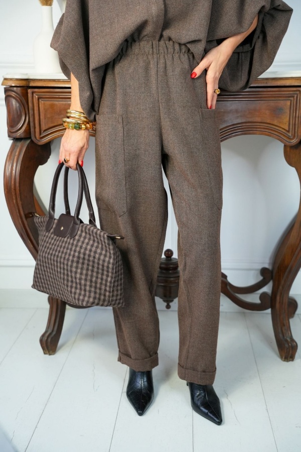 PANTALON FEMME POCHE CHOCO H26 Noho - 1 | Welcome 2