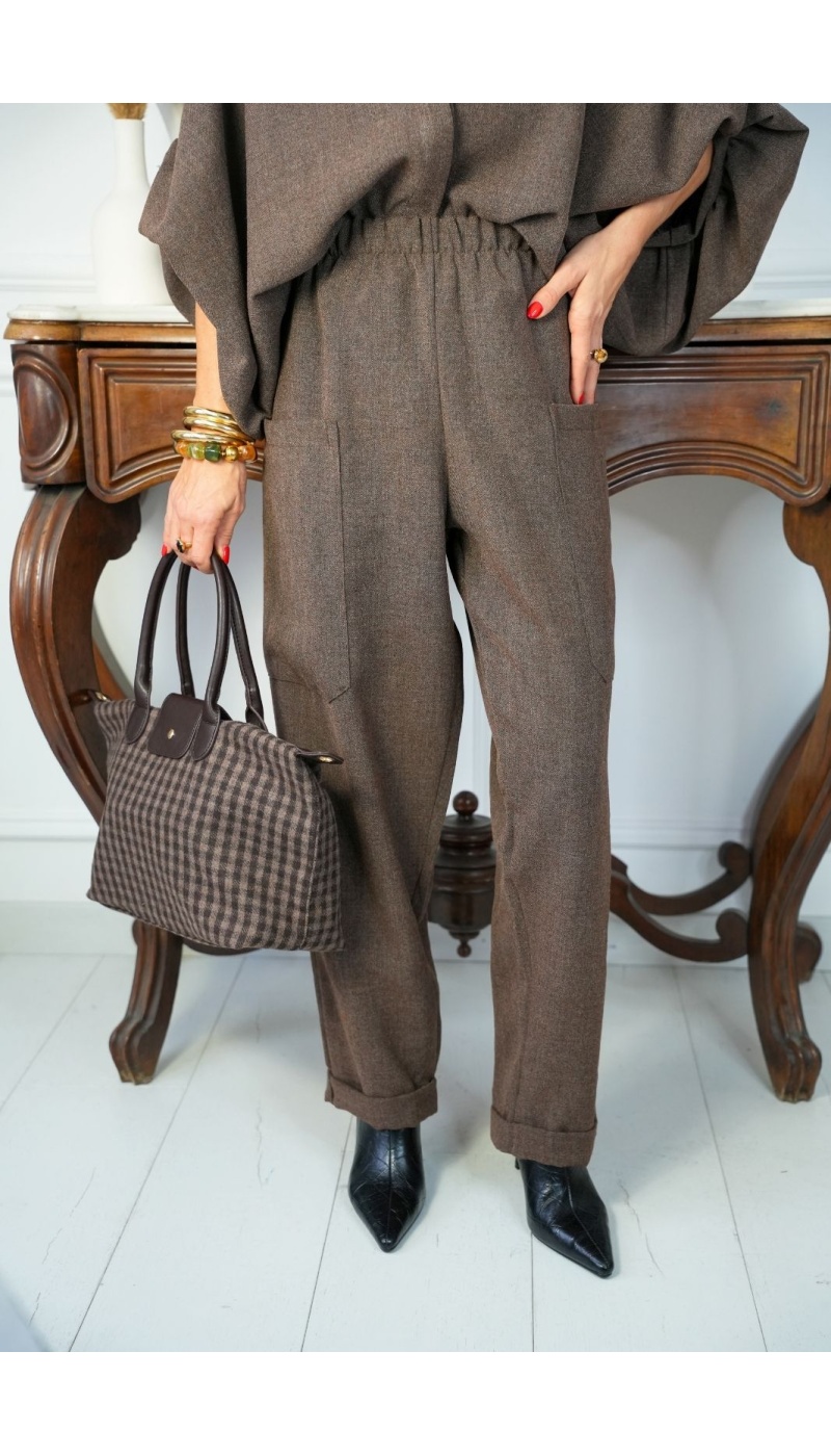 PANTALON FEMME POCHE CHOCO H26 Noho - 2 | Welcome