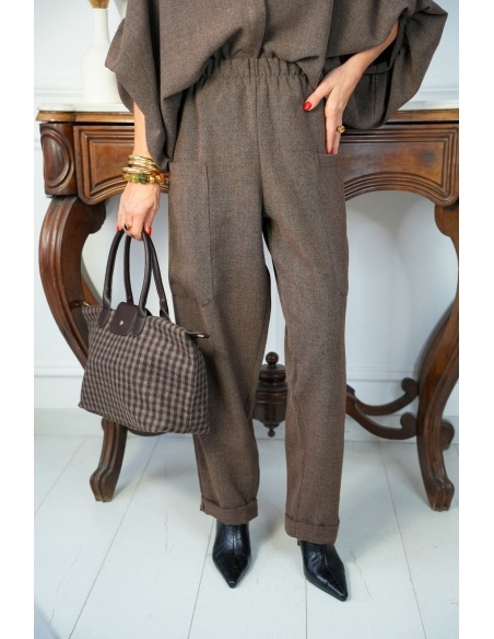 PANTALON FEMME POCHE CHOCO H26 Noho - 2 | Welcome