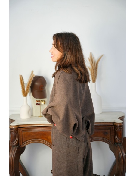 CHEMISIER OVERSE MARRON H26 Noho - 4 | Welcome