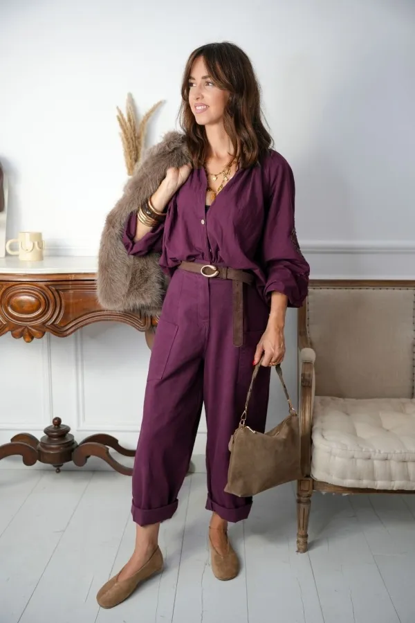 Pantalon Prune Baggy BOSTON Noho - 1 | Accueil