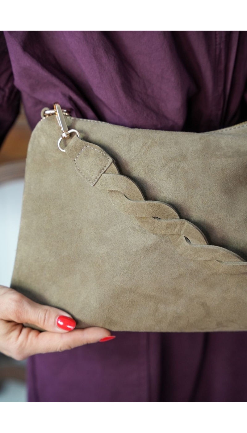 Pochette Tressé Camel PULAC Noho - 3 | Welcome